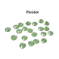 Strass hotfix thermocollant ss20 peridot 5mm