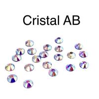 Strass hotfix thermocollant ss34 cristal ab 7mm