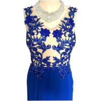 Tenue de scene robe de soiree en strass 01g
