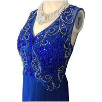 Tenue de scene robe de soiree en strass 3gc